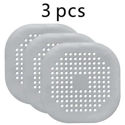 Silicone Drain Protector for Bathroom & Kitchen — Anti-Clog Hair Catcher for Shower, Sink & Bathtub, Non-Slip Easy Clean Filter (1pc or 4pcs)