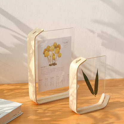 Acrylic Wooden Herbarium Photo Frame