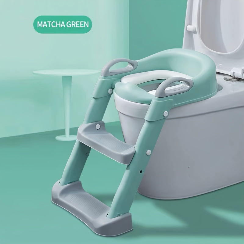 Kids Toilet Training Seat with Step Ladder – Adjustable Toddler Potty Chair