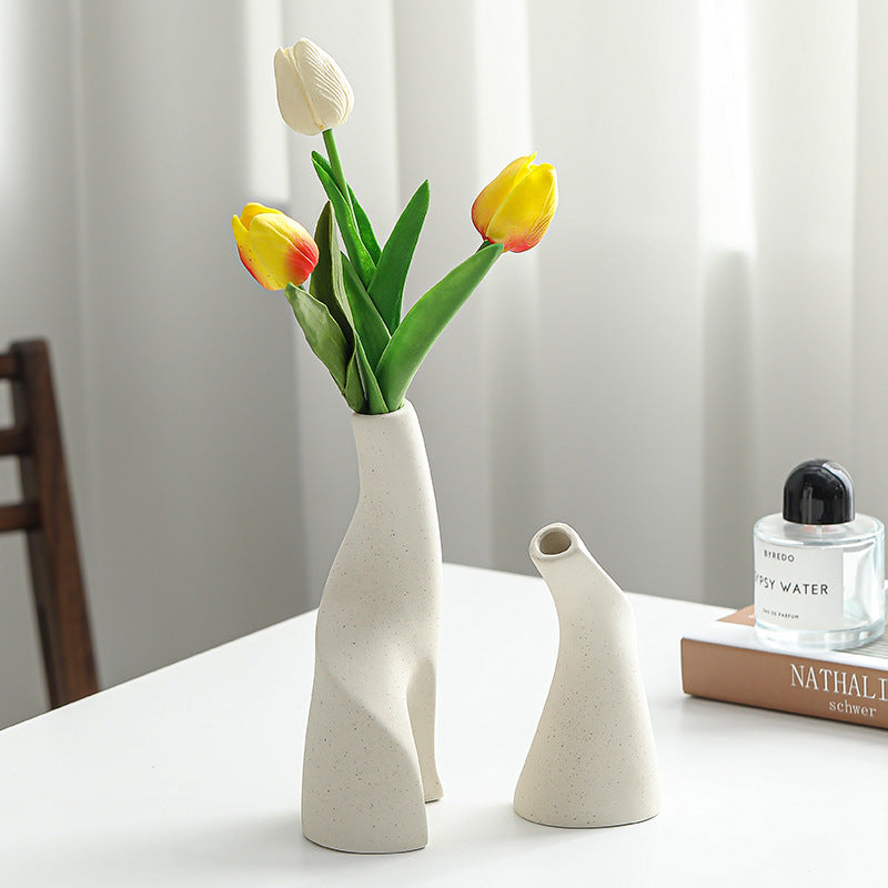 Nordic Ceramic Double-Shaped Vase
