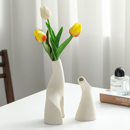 Nordic Ceramic Double-Shaped Vase