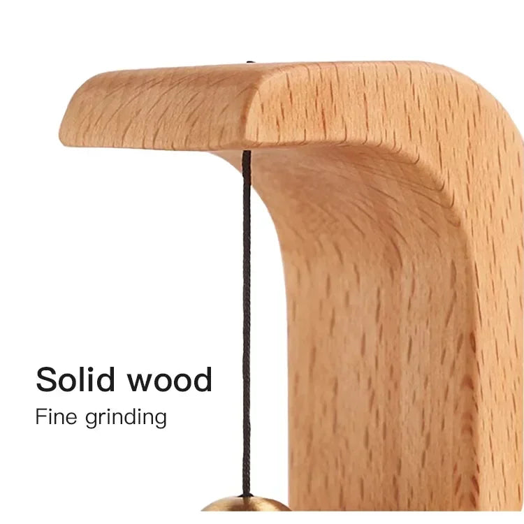 Wooden Doorbell Wind Chime – Modern Home, Car & Holiday Gift Decoration