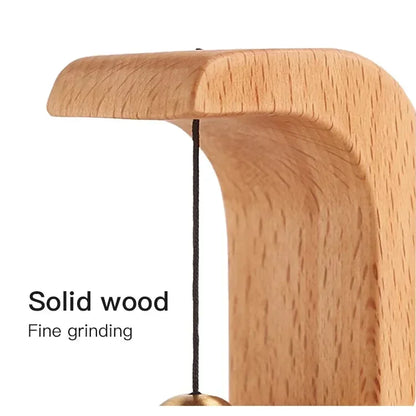 Wooden Doorbell Wind Chime – Modern Home, Car & Holiday Gift Decoration