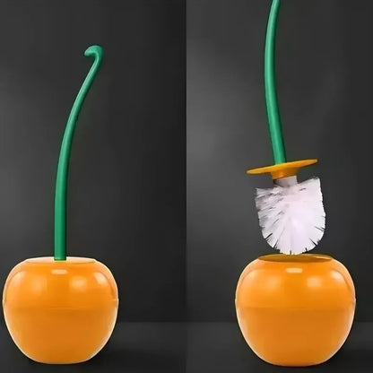 Red Toilet Brush – Creative Cherry Shape Holder Set | Bathroom Accessories