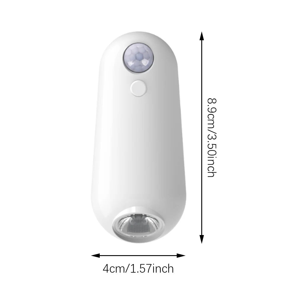 LED Smart Motion Sensor Toilet Night Light – USB Rechargeable, 8-Color Lamp for Bathroom, Corridor & Home Decor