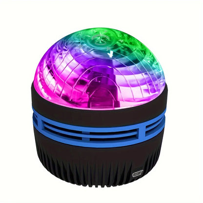 LED Galaxy Projector Night Light | USB Rechargeable Starry Sky Lamp with Remote