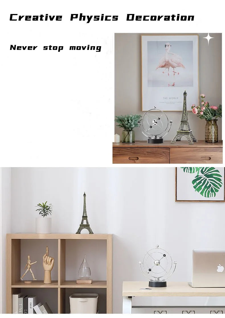 Celestial Orbital Otnament Office Desk Ornaments Galaxy Perpetual Motion Instrument Business Handicraft Ahaotic Ornaments Gifts