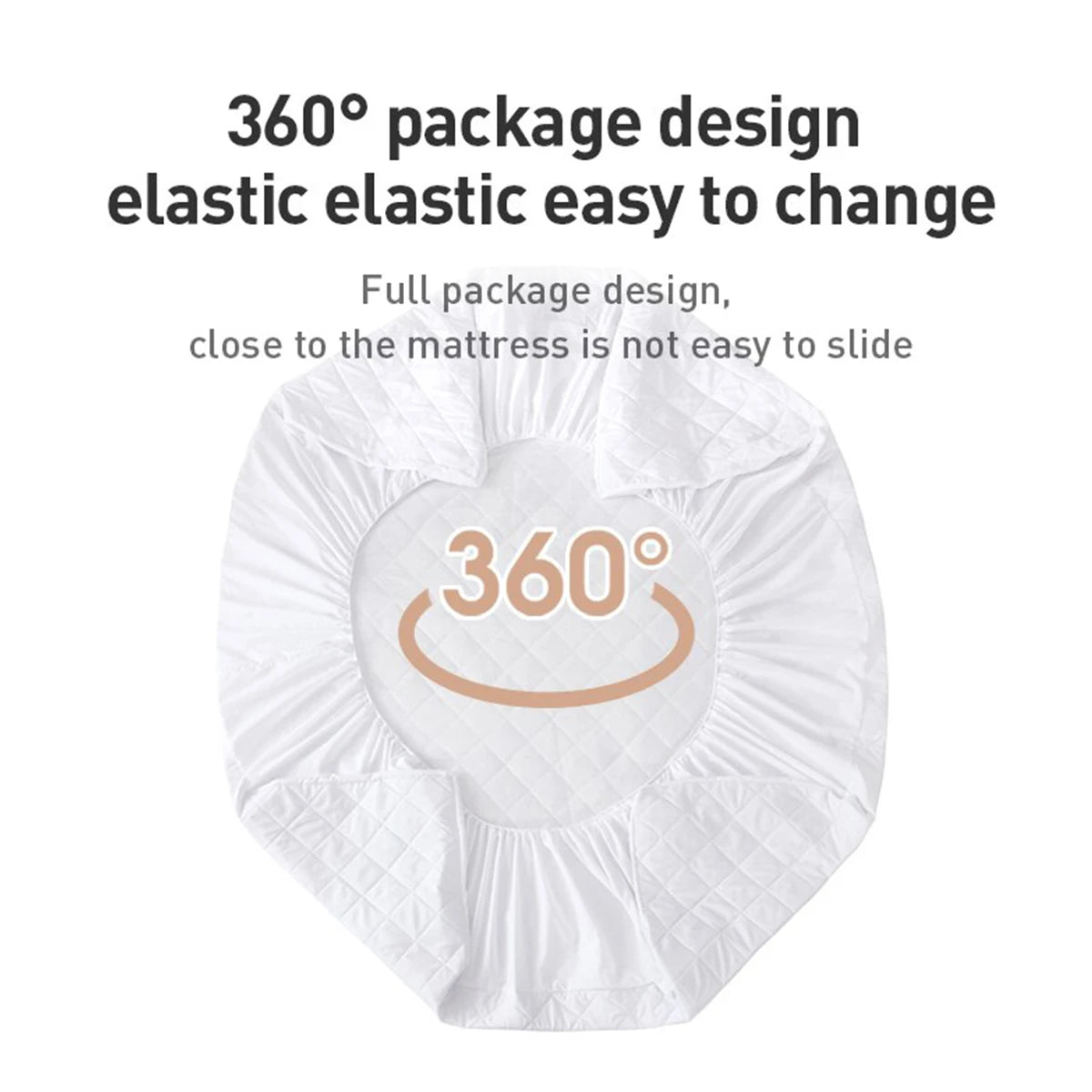 Waterproof Mattress Protector Fitted Sheet – Durable, Breathable & Anti-Dust Mite Bed Cover