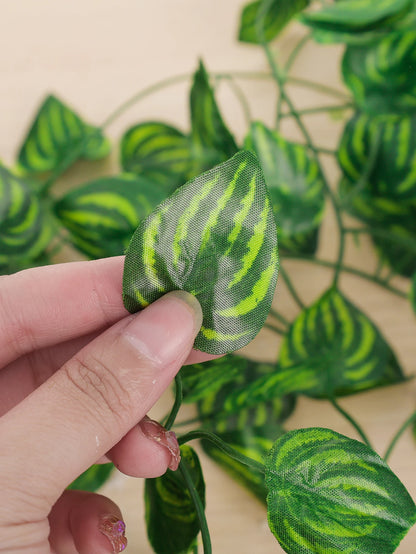 Green Leaf String Lights – Artificial Ivy Vine Fairy Light Garland for Home, Party & Wedding Decoration