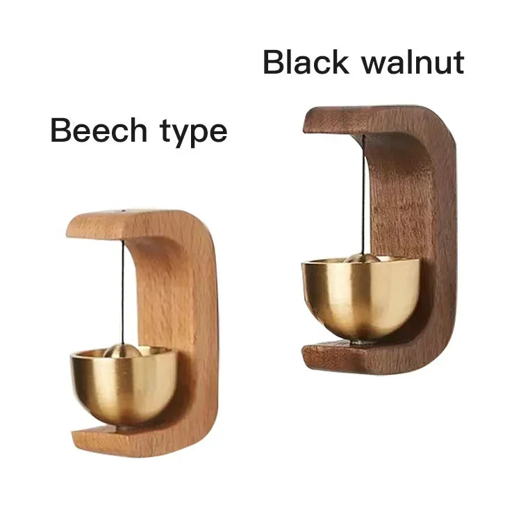 Wooden Doorbell Wind Chime – Modern Home, Car & Holiday Gift Decoration