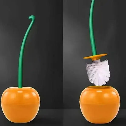Red Toilet Brush – Creative Cherry Shape Holder Set | Bathroom Accessories