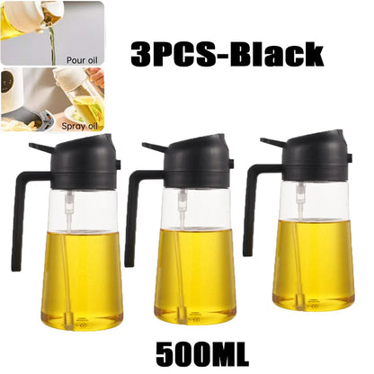 Oil Spray Bottle – Olive Oil Sprayer for BBQ, Cooking, Baking, Vinegar & Kitchen Use