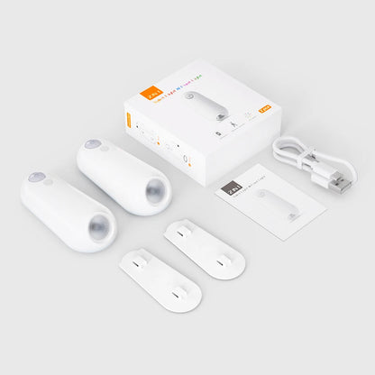 LED Smart Motion Sensor Toilet Night Light – USB Rechargeable, 8-Color Lamp for Bathroom, Corridor & Home Decor