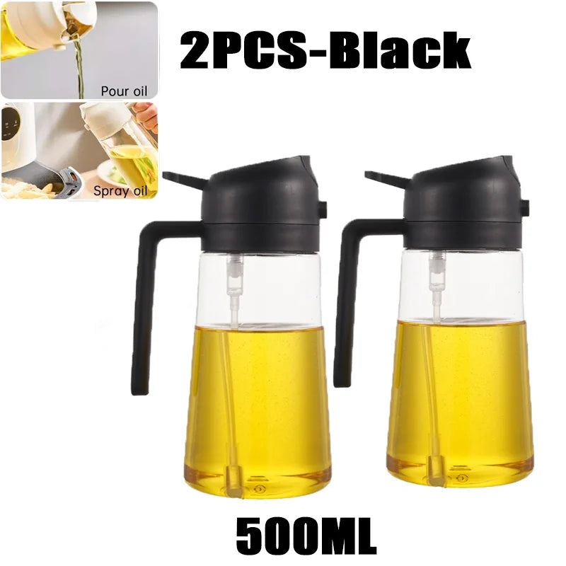 Oil Spray Bottle – Olive Oil Sprayer for BBQ, Cooking, Baking, Vinegar & Kitchen Use