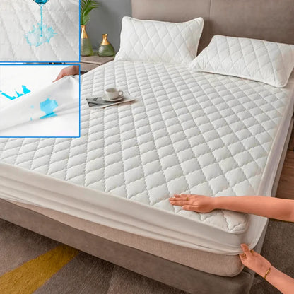 Waterproof Mattress Protector Fitted Sheet – Durable, Breathable & Anti-Dust Mite Bed Cover