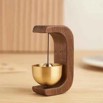 Wooden Doorbell Wind Chime – Modern Home, Car & Holiday Gift Decoration