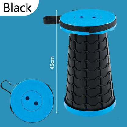 Portable Folding Telescopic Chair – Lightweight, Adjustable & Compact Stool for Camping, Fishing, Beach & Outdoor Adventures