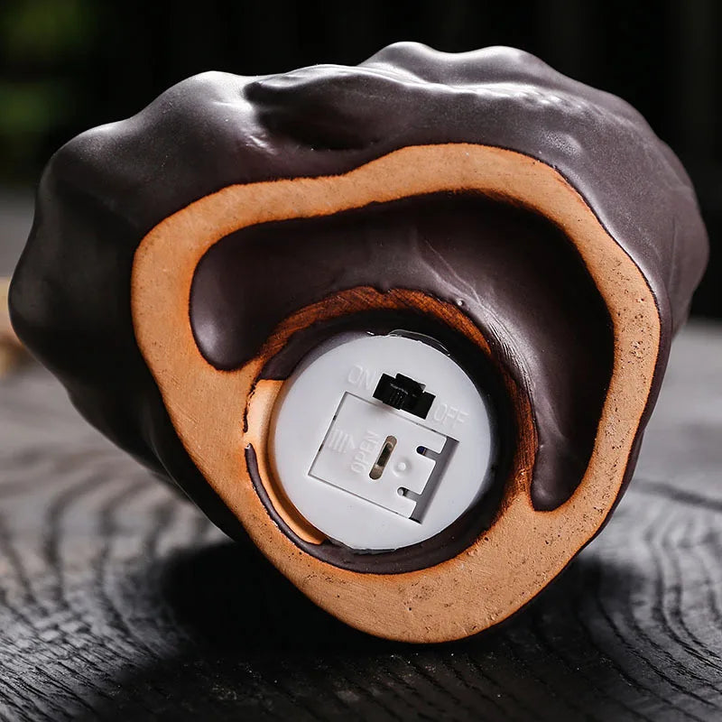 Dragon LED Backflow Incense Burner – Ceramic Waterfall Smoke Holder