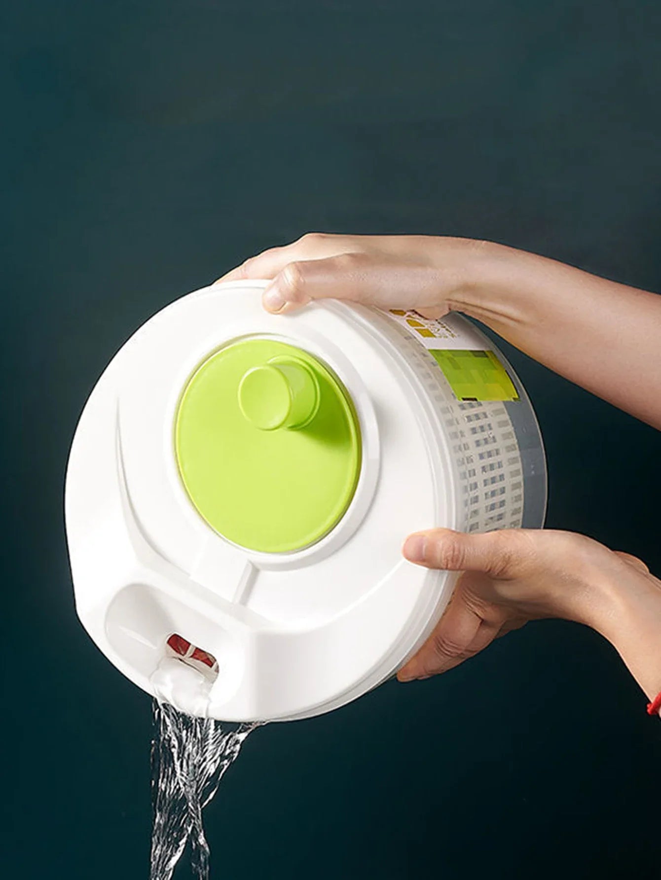 Household Vegetable Dehydrator | Manual Salad Spinner & Fruit Drain Basket