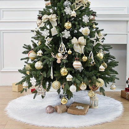 1/3pcs White Christmas Tree Skirt,For Christmas Pencil Tree Skirt,Christmas Supplies Home Decoration Event Decoration Decoration