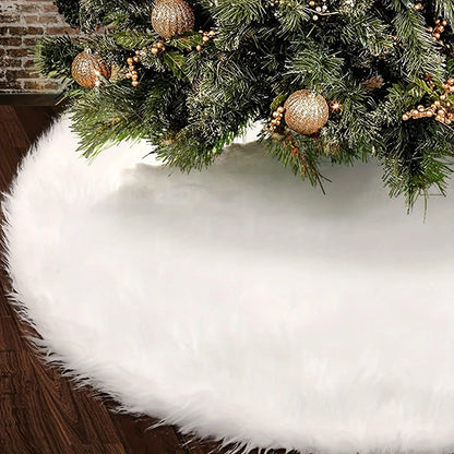1/3pcs White Christmas Tree Skirt,For Christmas Pencil Tree Skirt,Christmas Supplies Home Decoration Event Decoration Decoration
