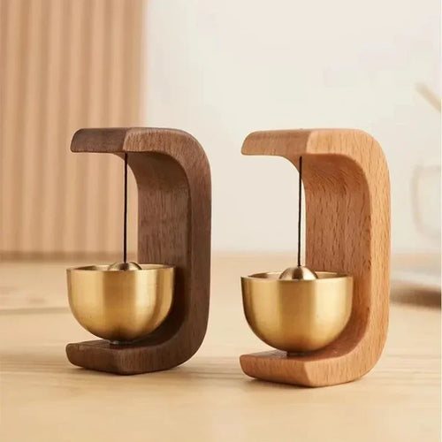 Wooden Doorbell Wind Chime – Modern Home, Car & Holiday Gift Decoration