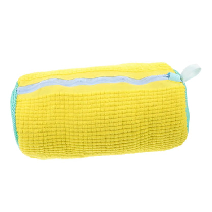 Durable Shoe Washing Machine Bag – Yellow with Blue Zipper | Fits All Shoe Types, Ideal for Sneakers & Casual Shoes