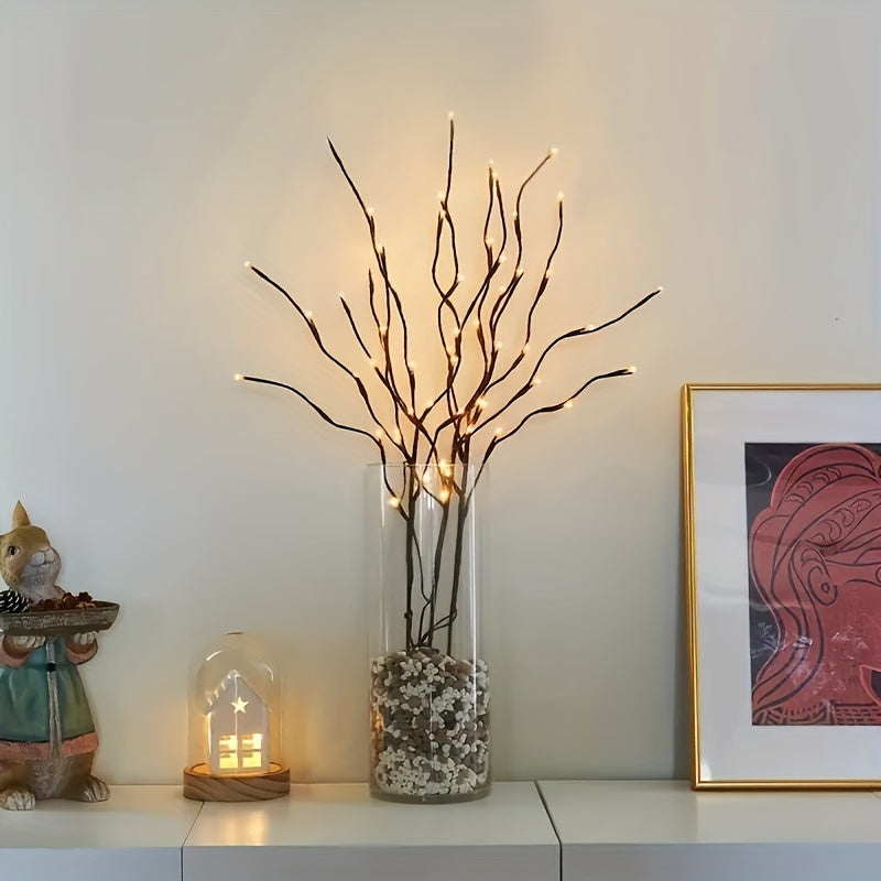 20 LED Branch Lights – Battery Powered Fairy Lights for Indoor Decoration, Weddings, Christmas, Birthdays & Home Decor