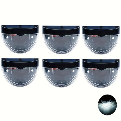 Solar Fence & Deck Lights – Waterproof Outdoor LED Wall Lamps