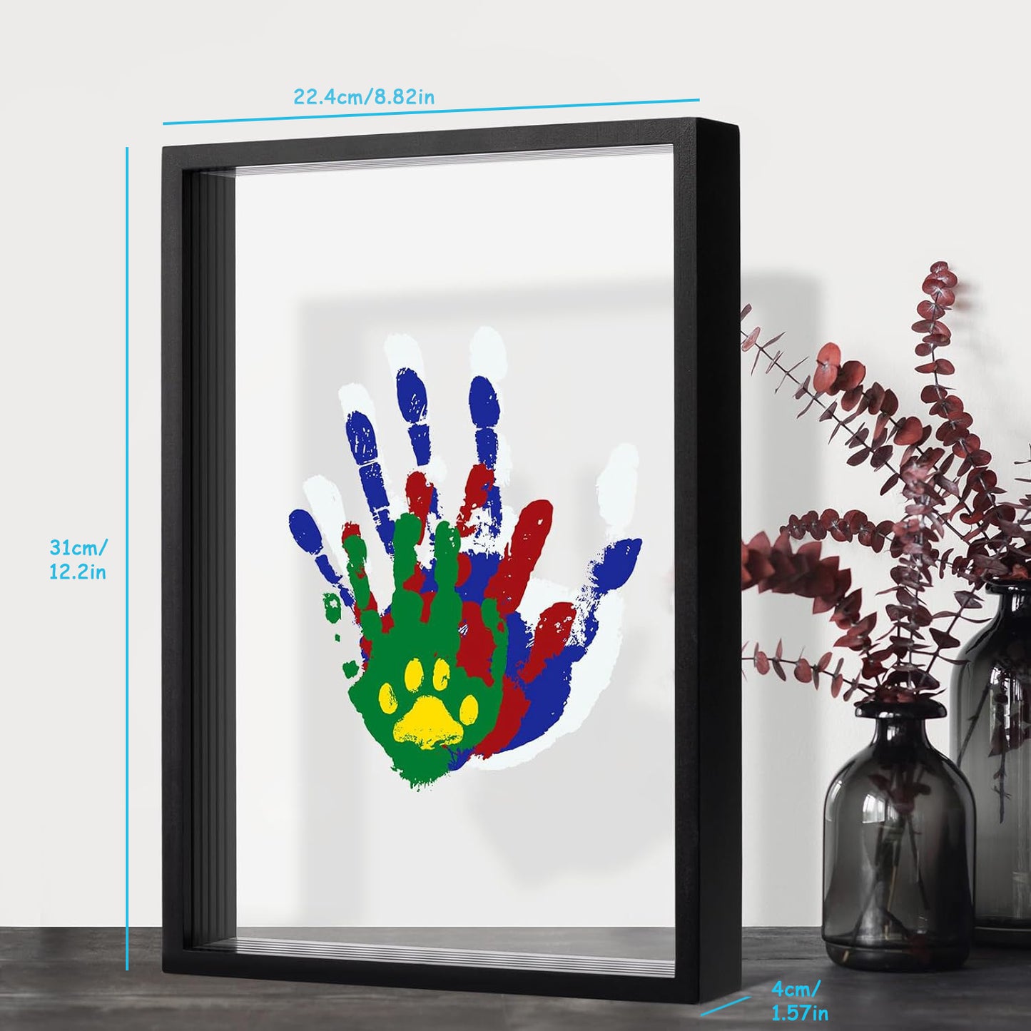 DIY Handprint Photo Frame Souvenir