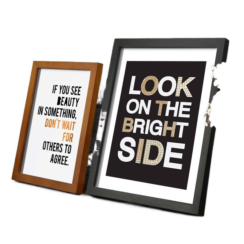 Solid Wood Rectangular Photo Frame
