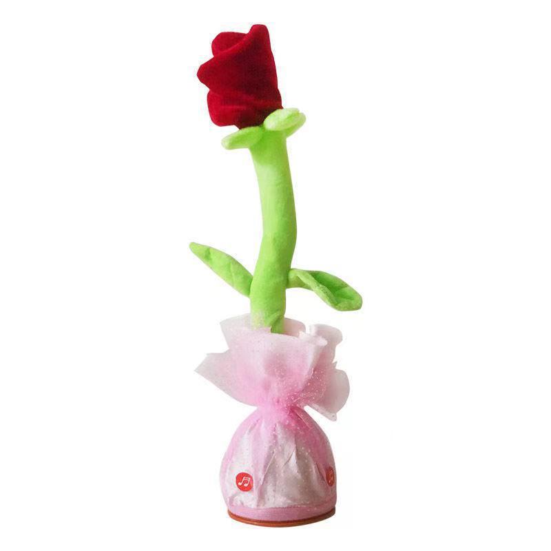 Twisting & Swinging Plush Rose Doll