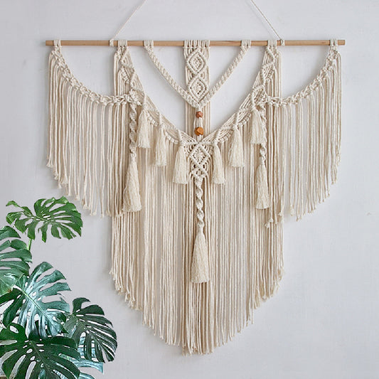 Handmade Cotton Rope Tassel Tapestry