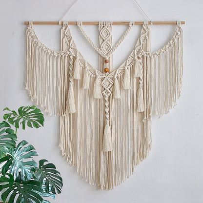 Handmade Cotton Rope Tassel Tapestry