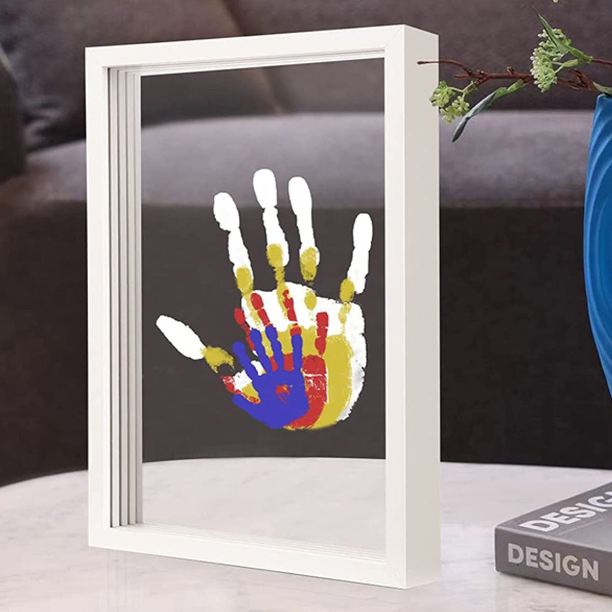 DIY Handprint Photo Frame Souvenir