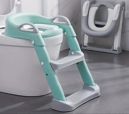 Kids Toilet Training Seat with Step Ladder – Adjustable Toddler Potty Chair