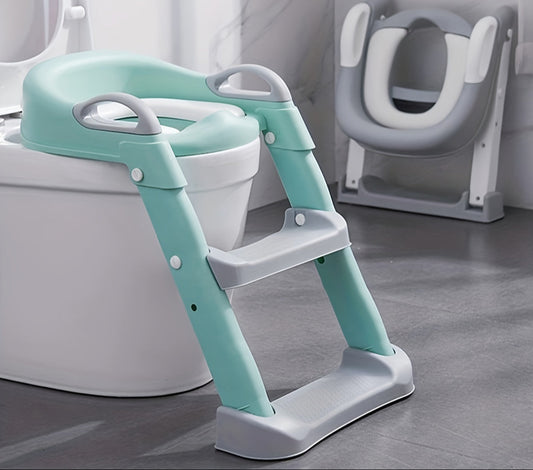 Kids Toilet Training Seat with Step Ladder – Adjustable Toddler Potty Chair