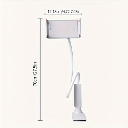 360° Rotating Tablet & Phone Holder – Flexible Spiral Base Lazy Stand for Bed, Desk, or Kitchen