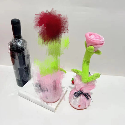 Twisting & Swinging Plush Rose Doll
