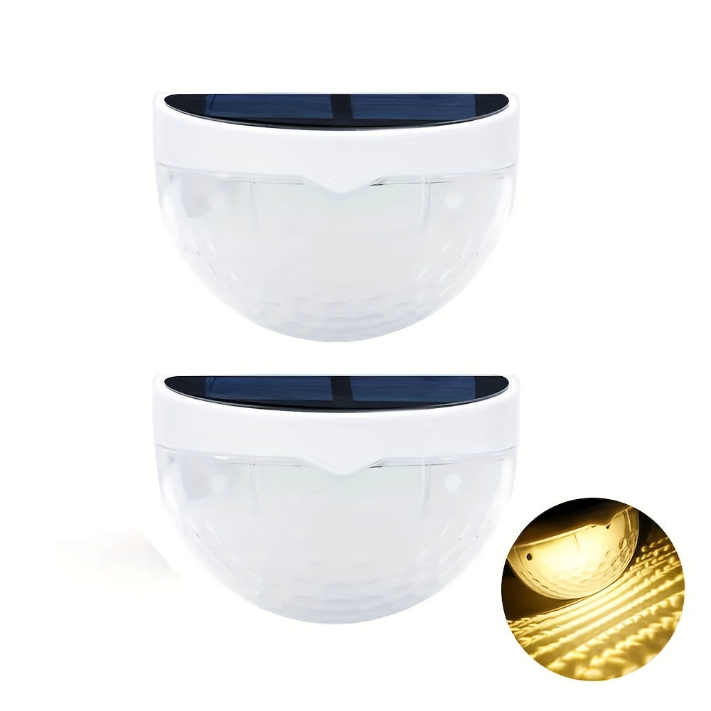 Solar Fence & Deck Lights – Waterproof Outdoor LED Wall Lamps