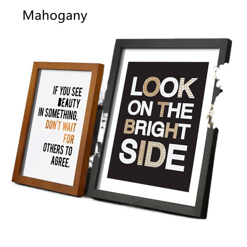 Solid Wood Rectangular Photo Frame