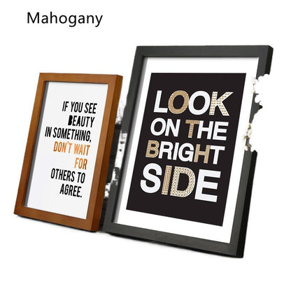 Solid Wood Rectangular Photo Frame