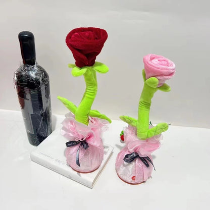 Twisting & Swinging Plush Rose Doll