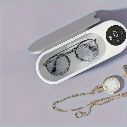 High-Frequency Ultrasonic Glasses Cleaner – Wireless, Multi-Purpose Eyewear & Accessories Cleaning Machine