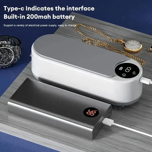 High-Frequency Ultrasonic Glasses Cleaner – Wireless, Multi-Purpose Eyewear & Accessories Cleaning Machine